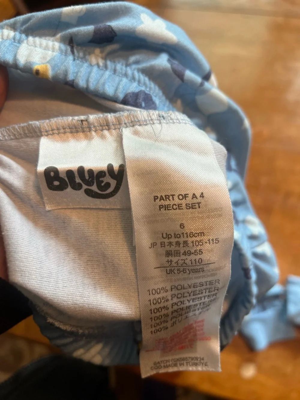 Bluey Pajama Bundle Size 6 Kids Sleepwear 2 Sets Bingo Bluey PJ Set